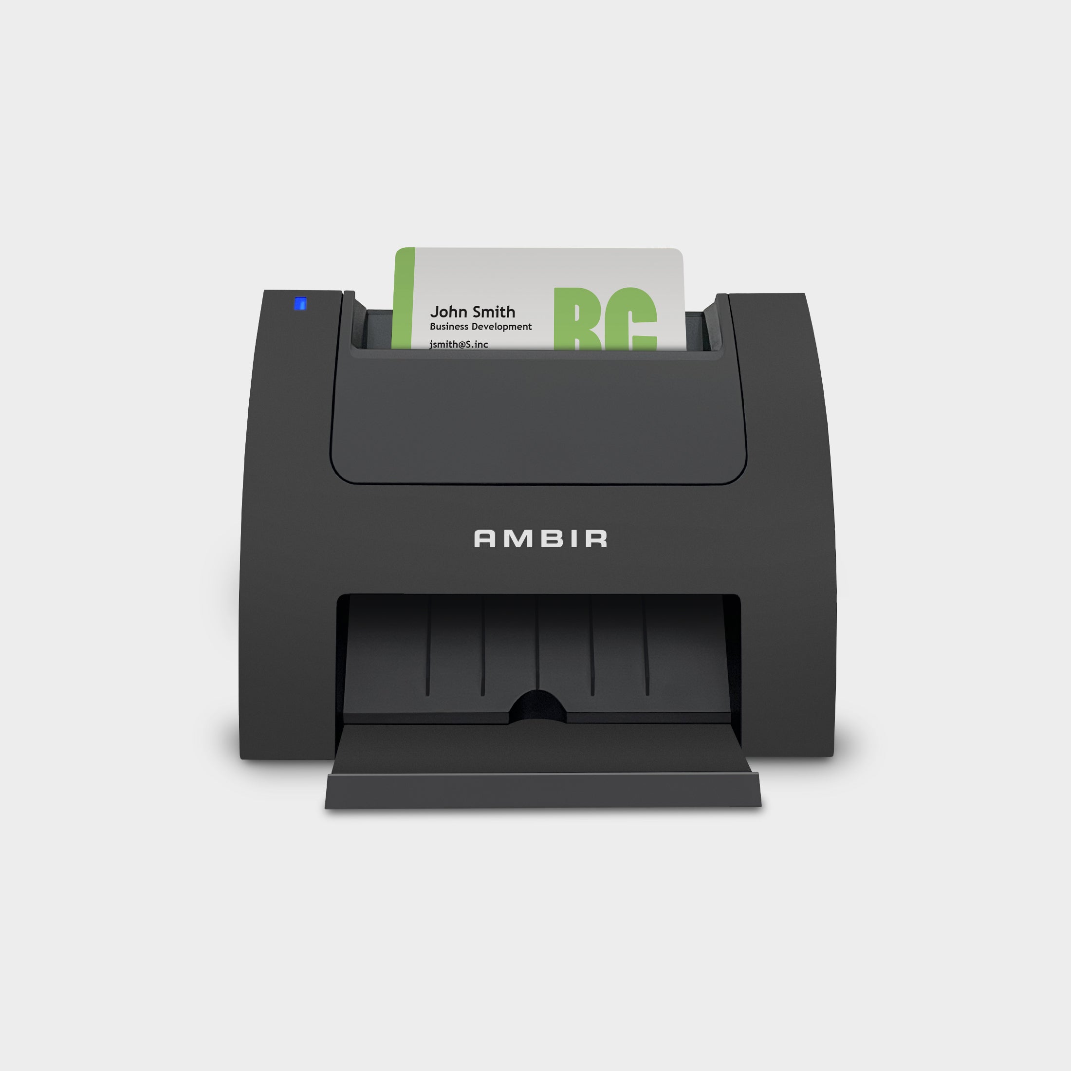 AMBIR Card Scanner PS670st High Speed Single Sided Vertical USB-Powered Card Scanner (PS670ST-AS)
