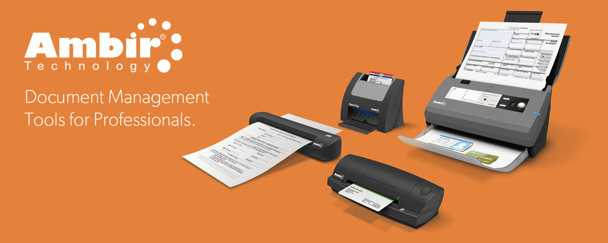 Ambir Scan Scanner Document Scanners - Ambir Technology
