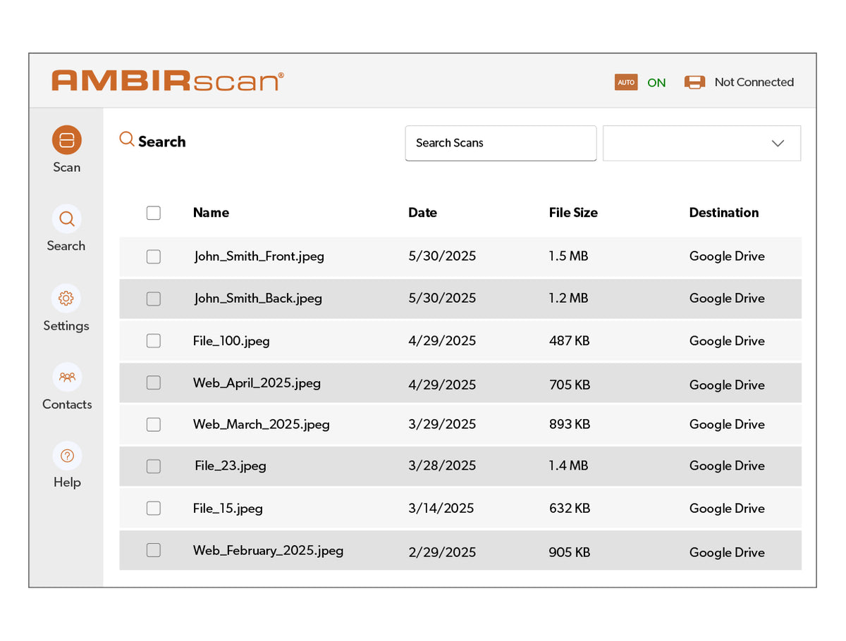ID & Card Scanners - Ambir Technology