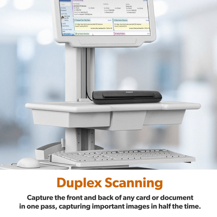 Imax Plus Rid Scanner ImageScan Pro 490i Duplex ID Card and Document Scanner w/AMBIRscan for