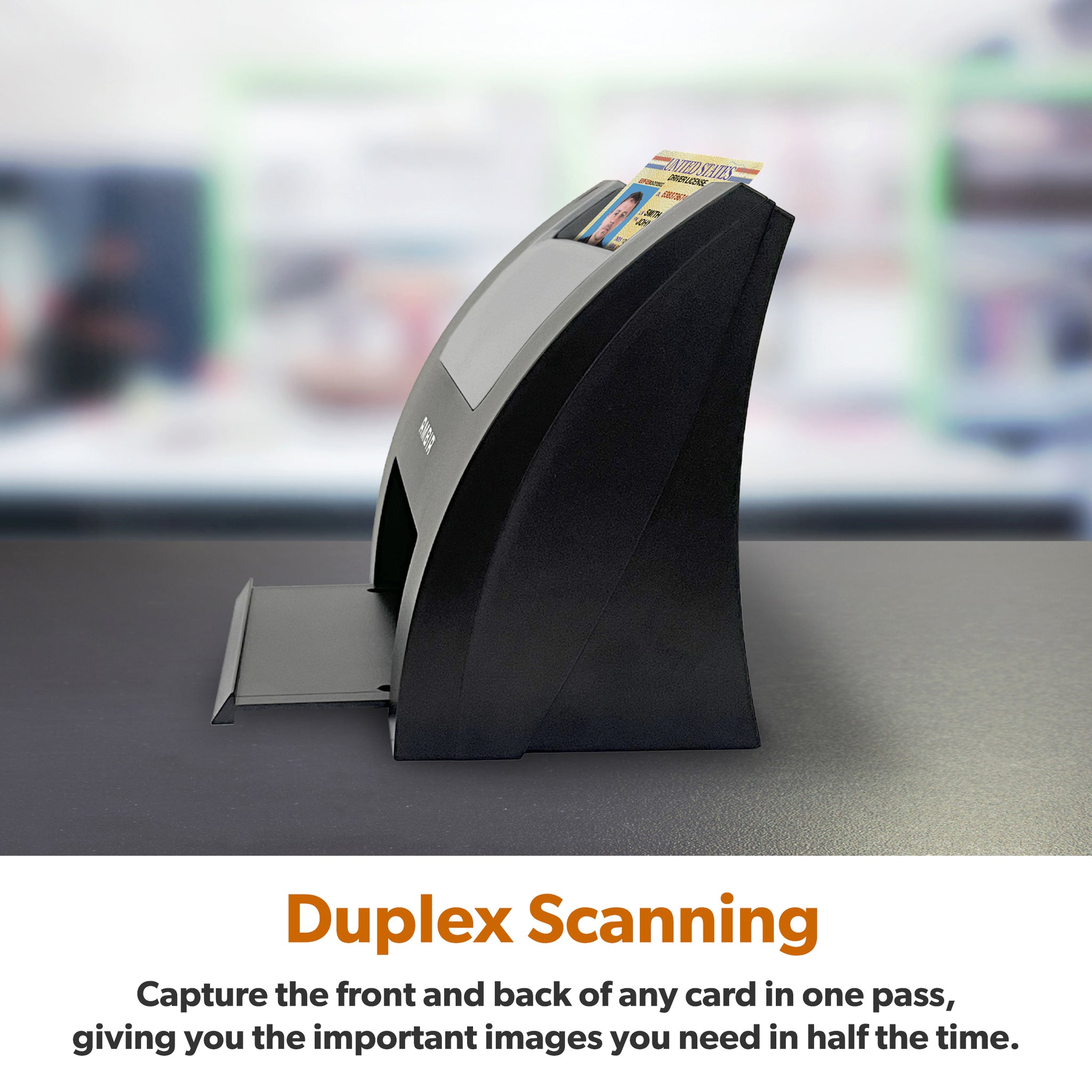nScan 690gt Duplex ID Card Scanner for Windows PC