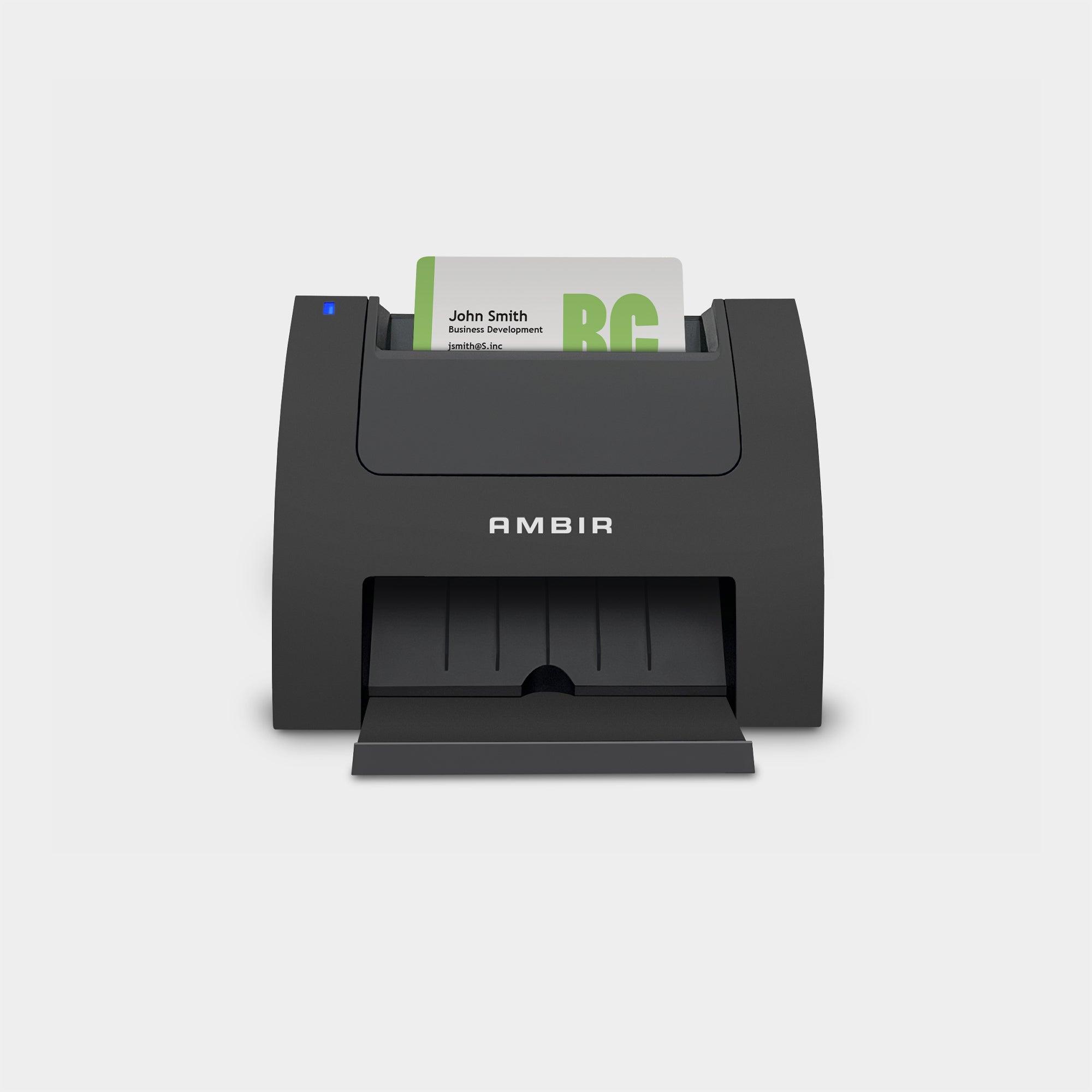 AMBIR Card Scanner PS670st High Speed Single Sided Vertical USB-Powered Card Scanner (PS670ST-AS)