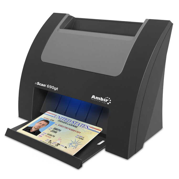 nScan 690gt Duplex Card Scanner with AmbirScan Pro
