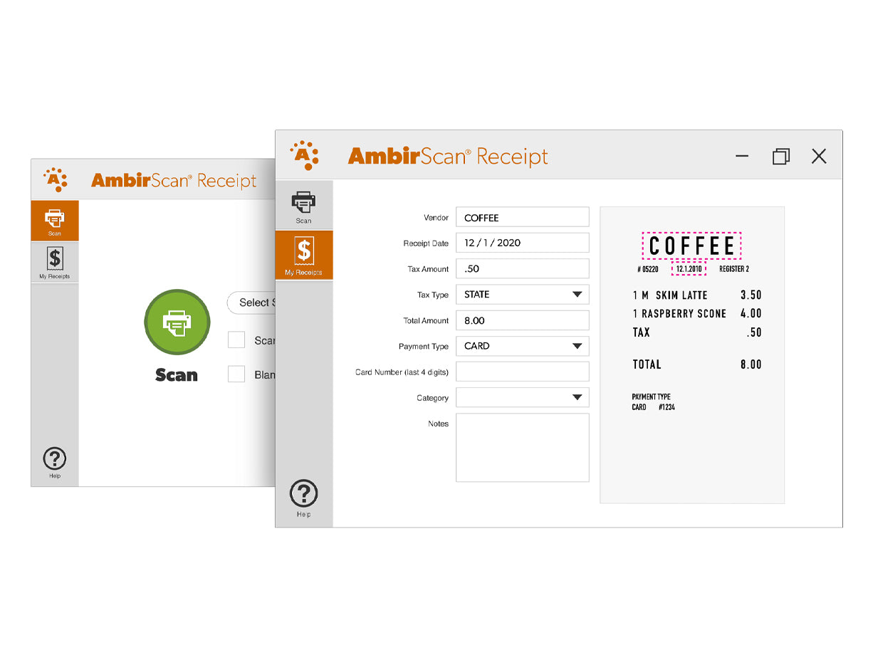 AmbirScan Receipt Software Single License (AS700-RS)